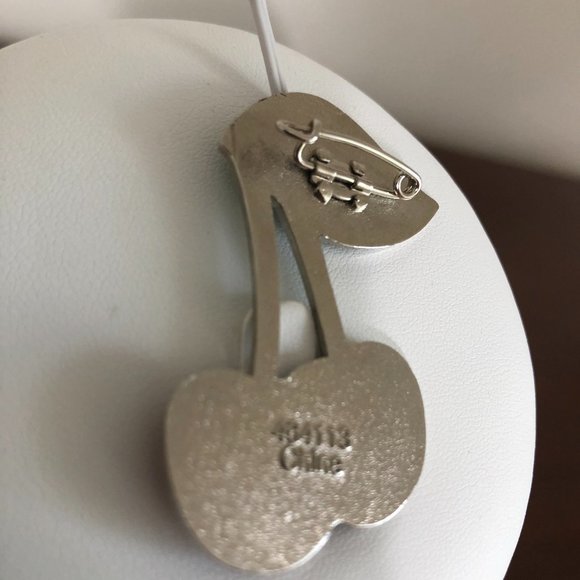 Cute Cherry Pin Brooch Pre-Owned. - Picture 6 of 13